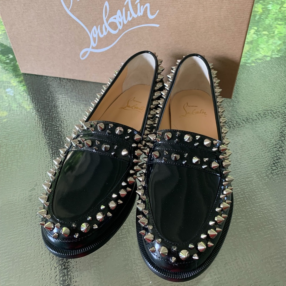Christian Louboutin Mattia Spikes Donna Loafers - Picture 2 of 11